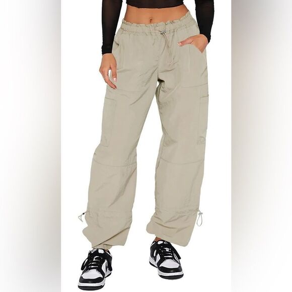 Pants Women Baggy, Parachute Pants for Women Trendy, Y2K Pants - Picture 1 of 8